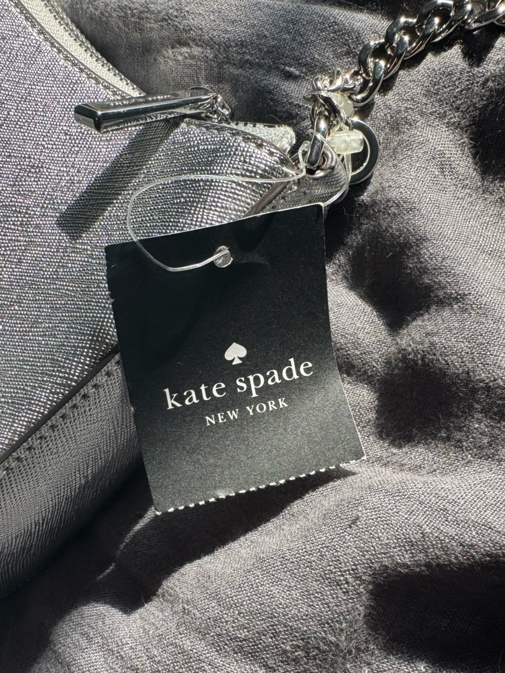 kate spade silver studded shoulder bag - Picture 5 of 10